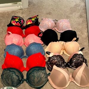 Victoria Secret Bras 34C, gently used some brand new with tags